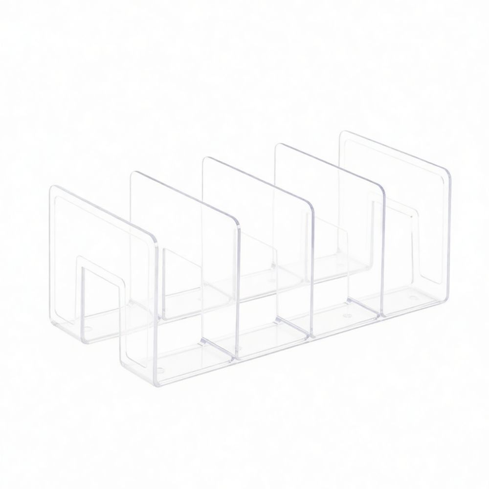 Clear Acrylic Book Stand Holder - Akrylowy organizer na biurko, przezroczyste podpórki