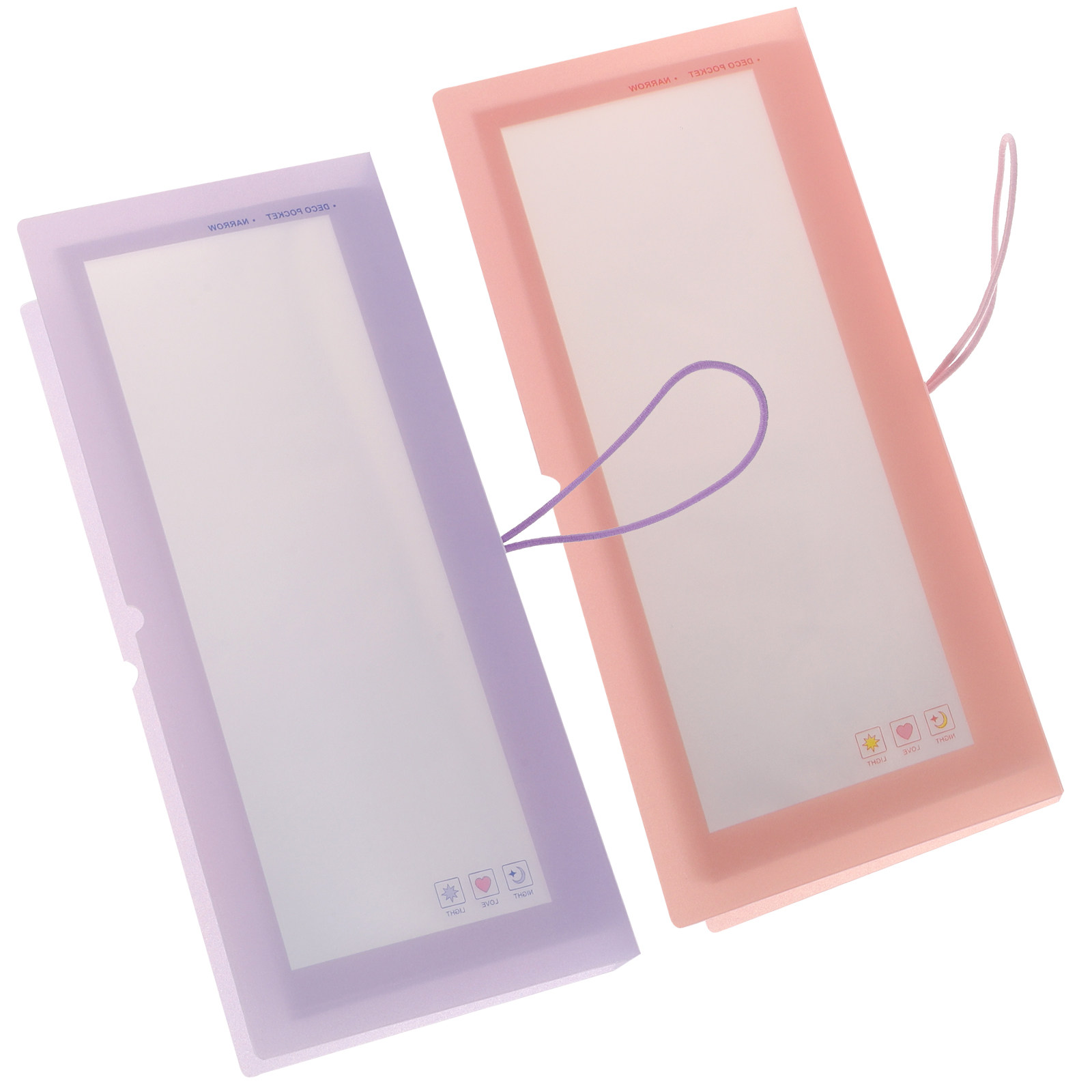 Stationery Books - 2 sztuki – przezroczysty album do
