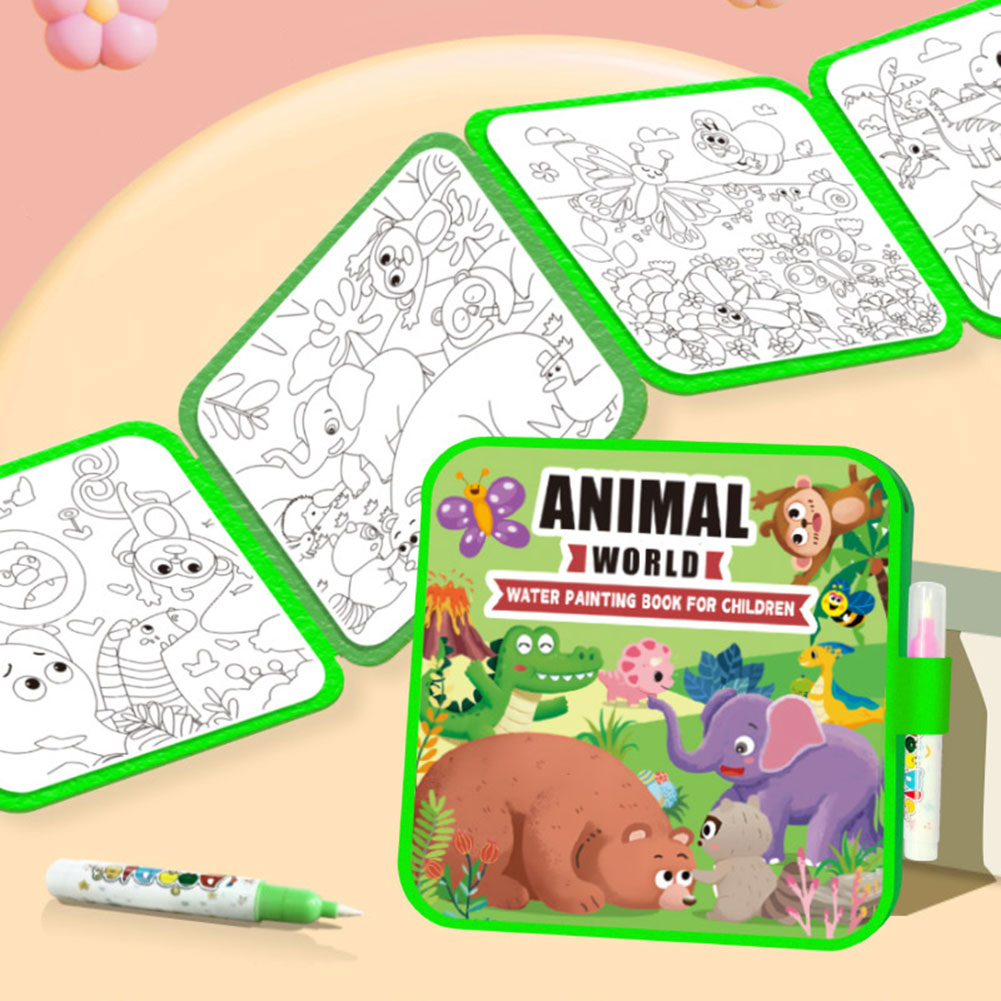 Reusable Water Magic Coloring Book - Kolorowanki wodne dla dzieci Magics wielokrotnego