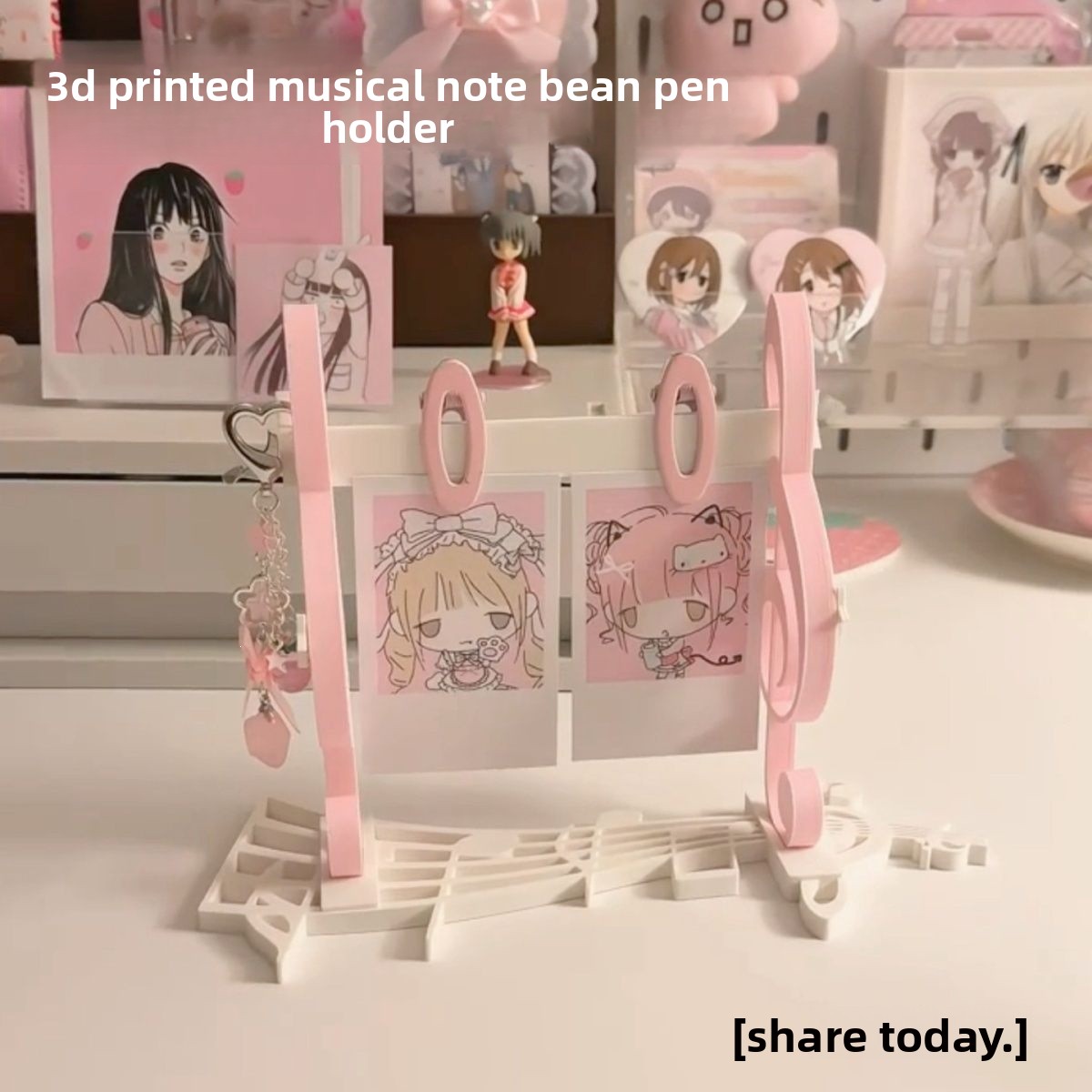 Blank Sheet Music Notebook - Drukowany 3D uchwyt na długopis w