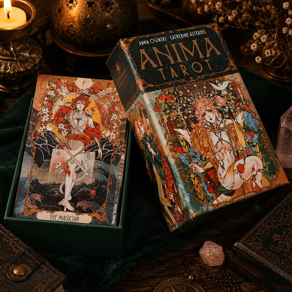 Tarot Deck With Guidebook - Karty Tarota Art Nouveau z podwójnym