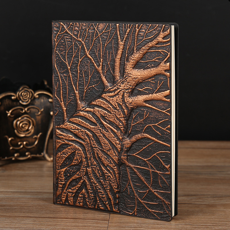 Vintage Leather Journal Notebook - Vintage Notatnik A5 z PU Skóry
