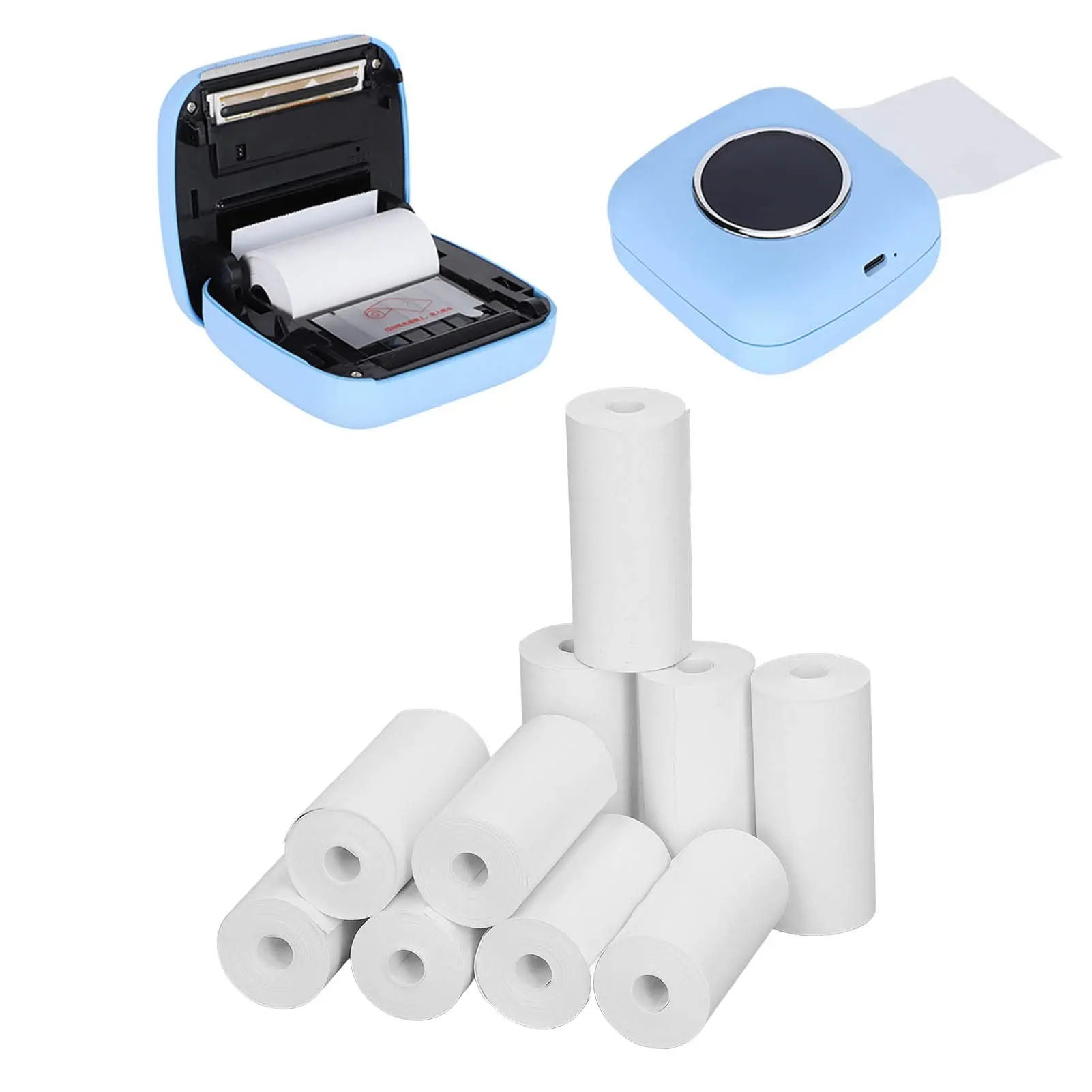 10 sztuk mini papieru do druka – Mini Pocket Thermal Printer Paper Roll recenzja i cena