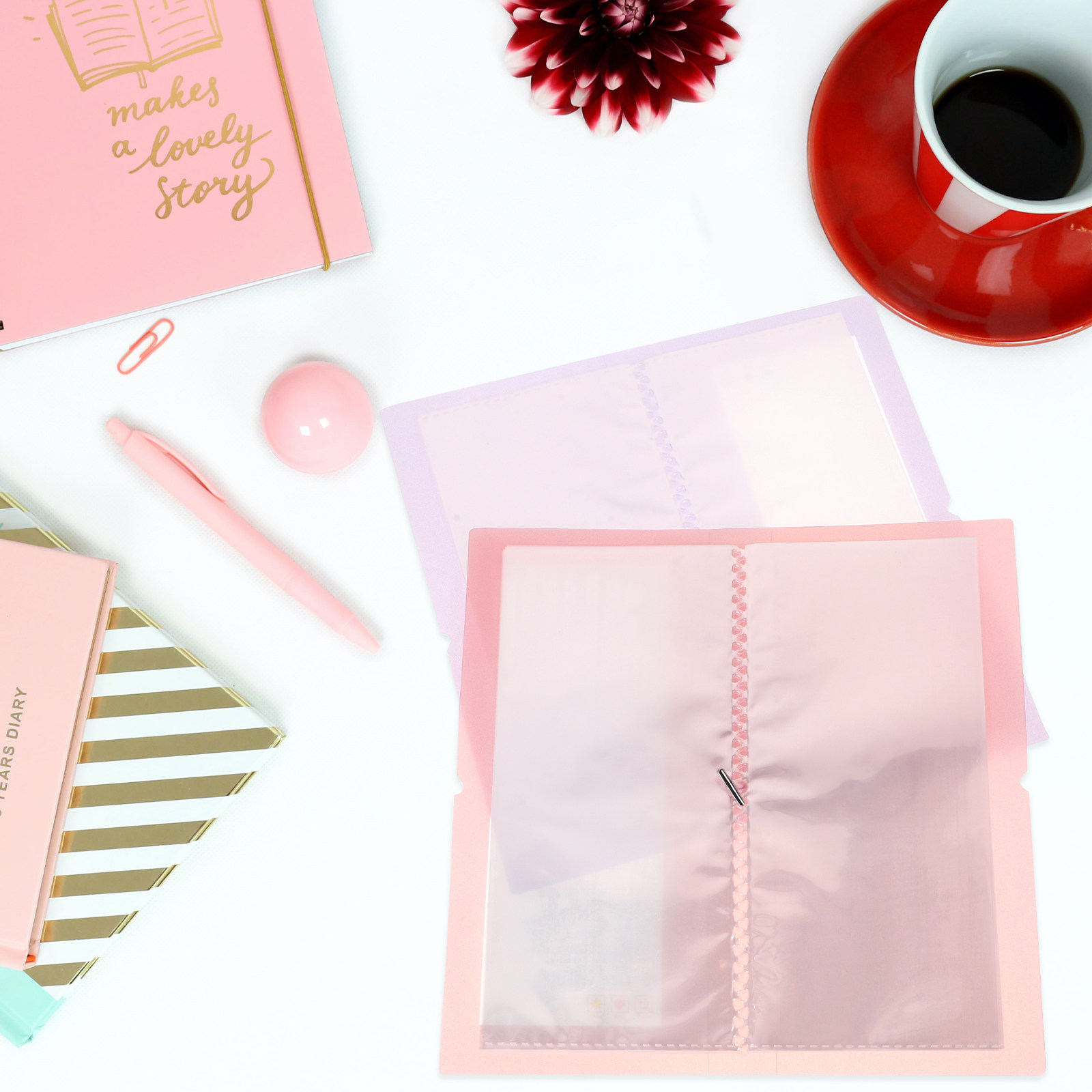 2 sztuki – przezroczysty album – Stationery Books recenzja i cena