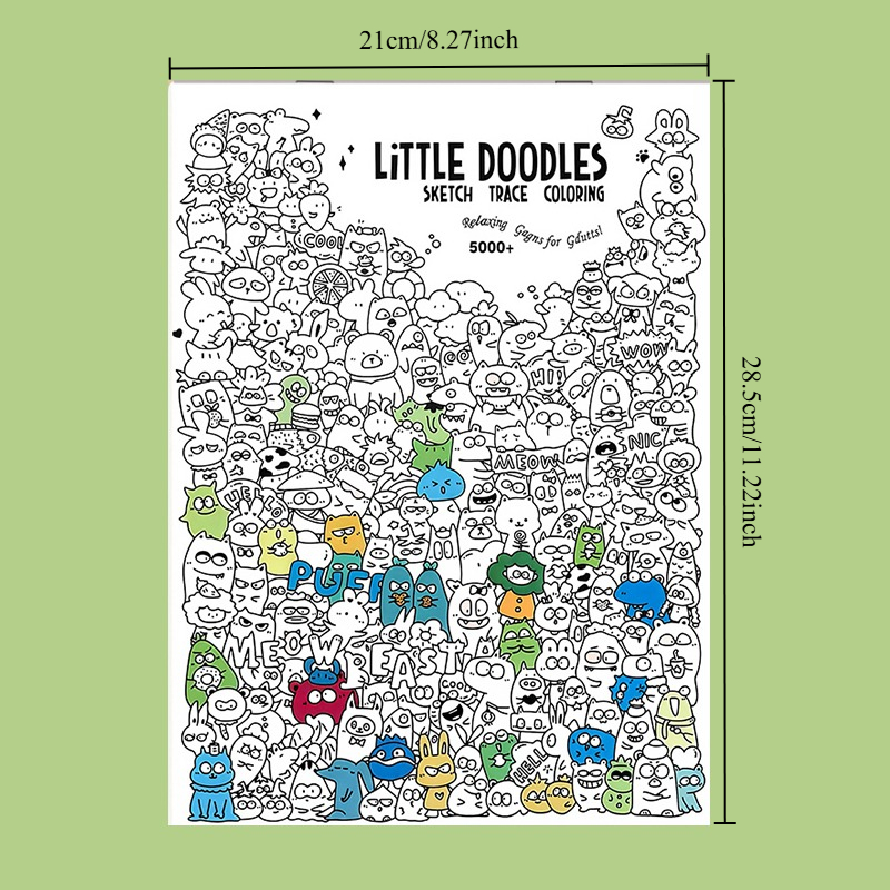 16 stron – książka do kolorowa – Adult Coloring Book Stress Relief recenzja i cena