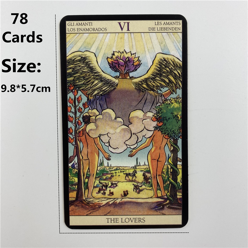 Metal Box Gilded Edition Back  – Tarot Deck With Guidebook recenzja i cena