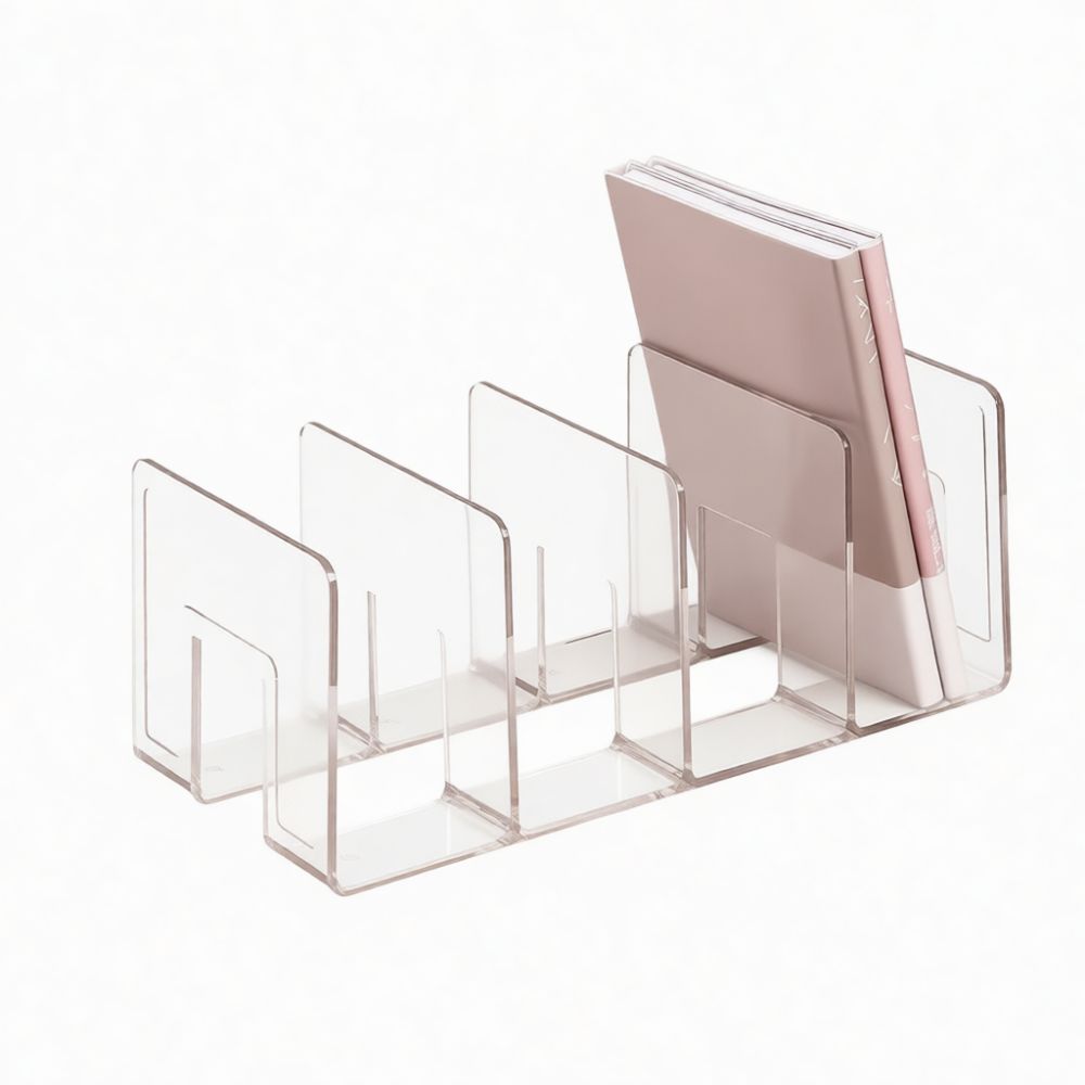 Akrylowy organizer na książki, – Clear Acrylic Book Stand Holder recenzja i cena