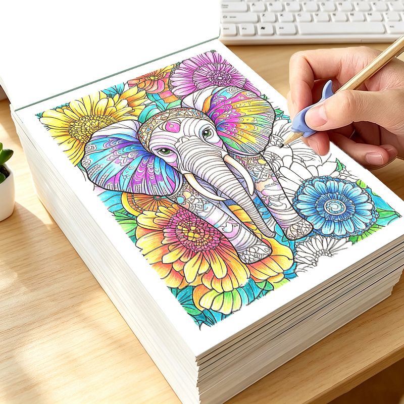 Książeczka do kolorowania dla  – Adult Coloring Book Stress Relief recenzja i cena