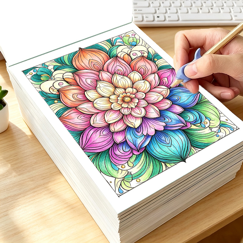 Książeczka do kolorowania dla  – Adult Coloring Book Stress Relief recenzja i cena
