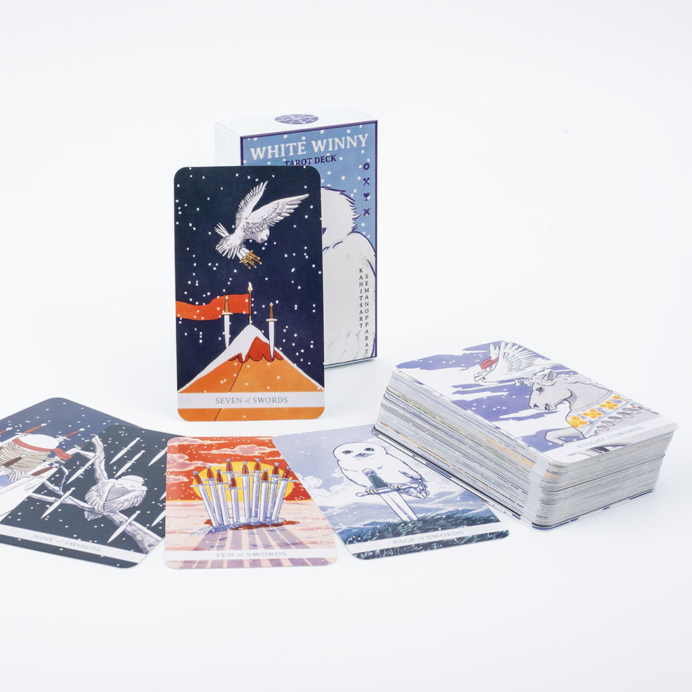 Białe Taroty Winny, angielska  – Tarot Deck With Guidebook recenzja i cena