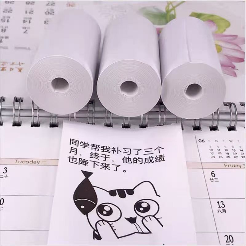 Papier termiczny do drukarek,  – Mini Pocket Thermal Printer Paper Roll recenzja i cena