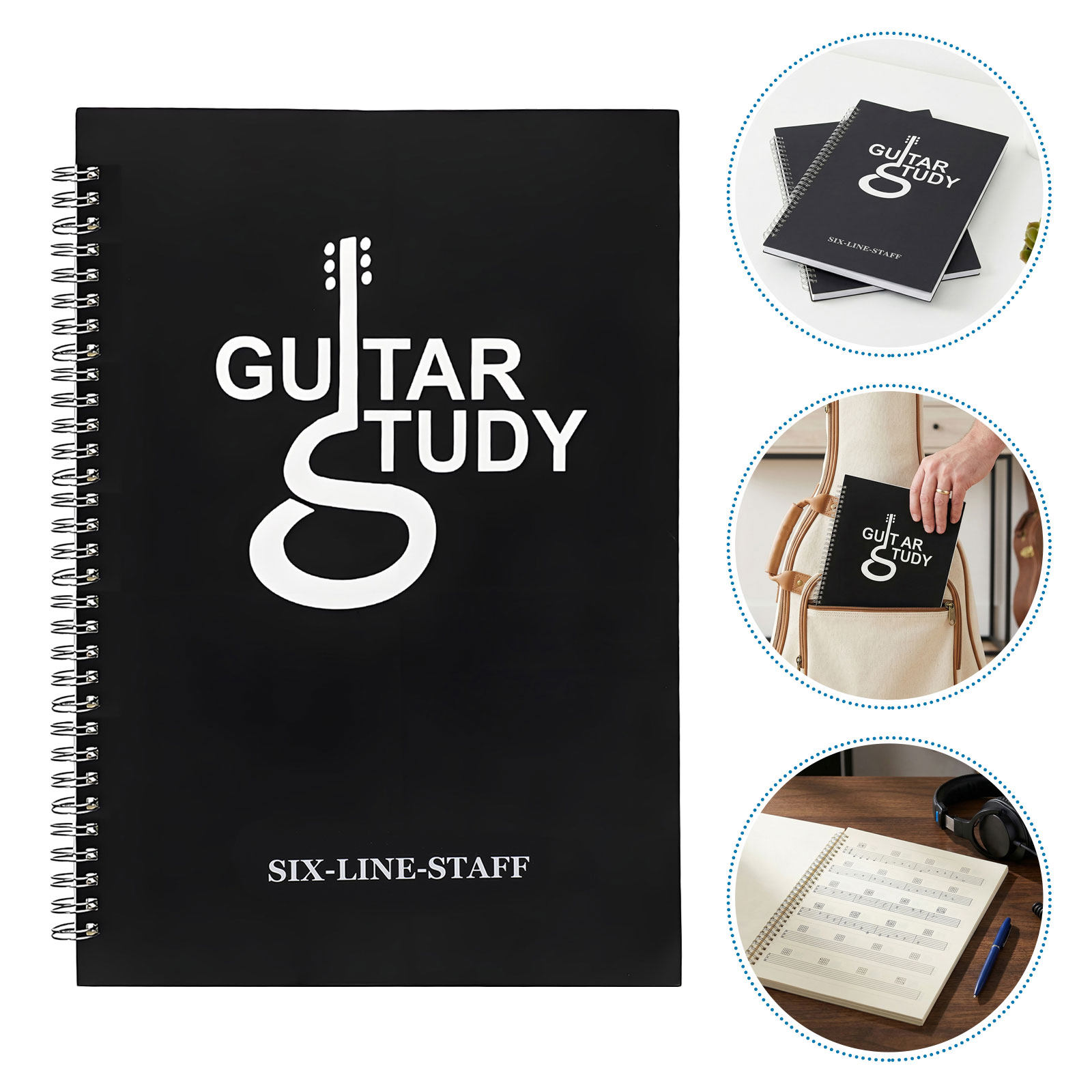 2 sztuki, notatnik do tabulatu – Blank Sheet Music Notebook recenzja i cena