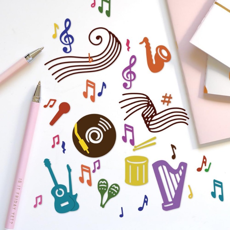 2 szt. 27 nuta wykrojników kar – Blank Sheet Music Notebook recenzja i cena