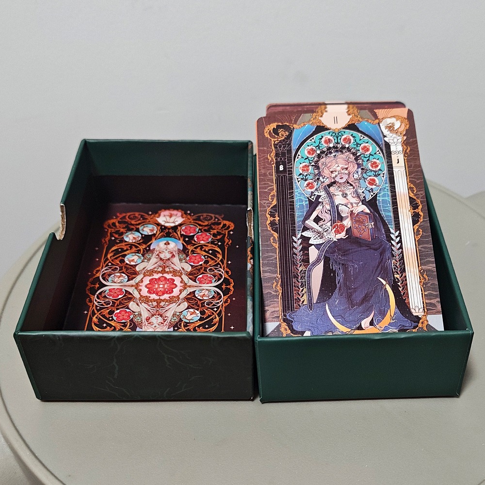 Karty Tarota Art Nouveau z pod – Tarot Deck With Guidebook recenzja i cena