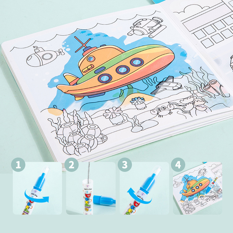 Magiczna książka do rysowania  – Reusable Water Magic Coloring Book recenzja i cena