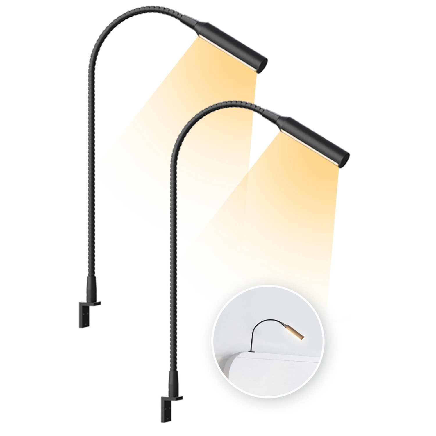 2 sztuki lamp LED do czytania  – Books recenzja i cena