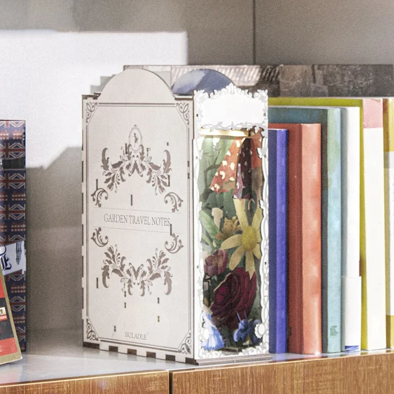 Podpórki do książek Podręcznik – Diy Wooden Book Nook Kit Shelf Insert recenzja i cena