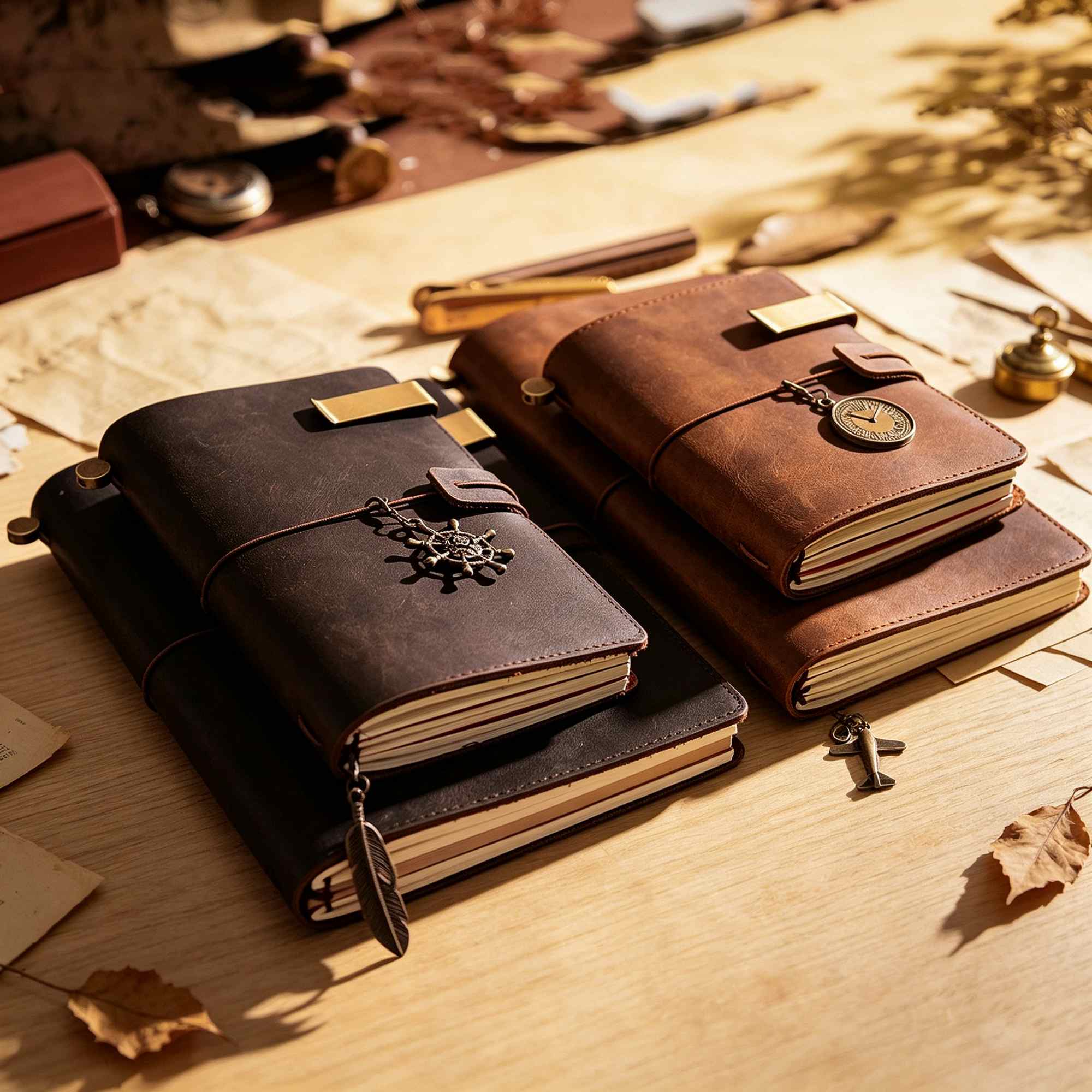 Skórzany notes w stylu „Crazy  – Vintage Leather Journal Notebook recenzja i cena