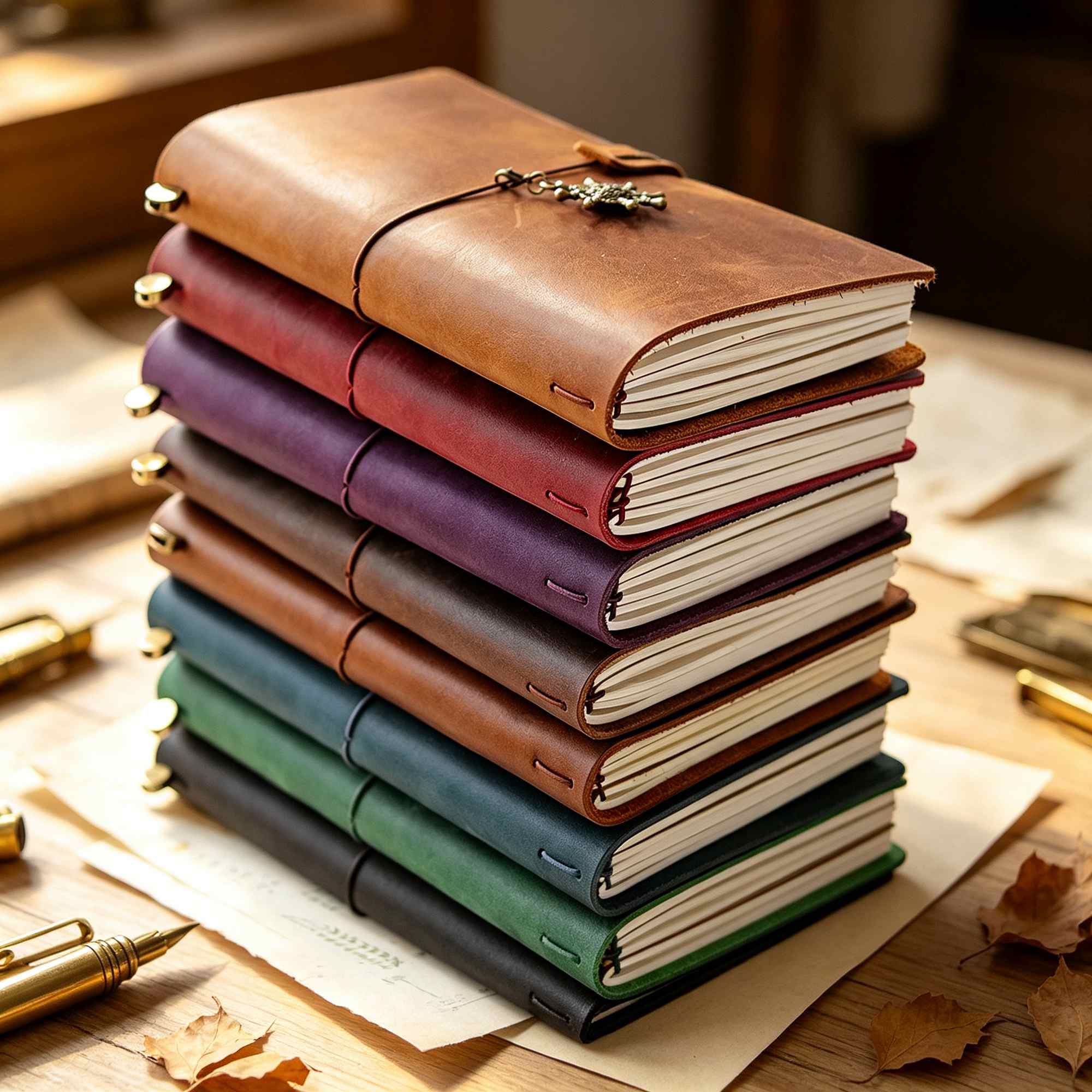 Skórzany notes w stylu „Crazy  – Vintage Leather Journal Notebook recenzja i cena