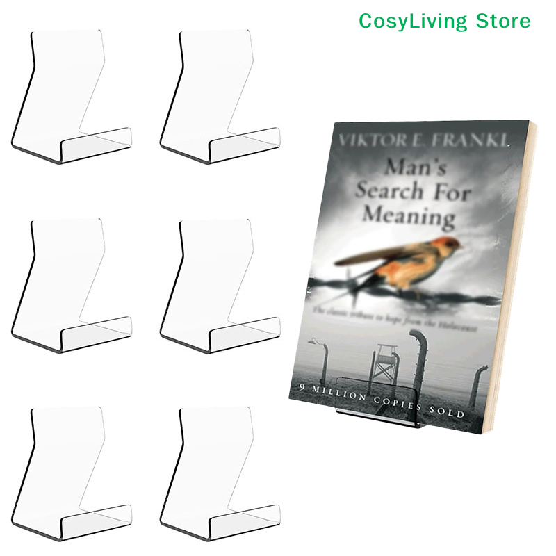 1/2/6 szt. Przezroczysty akryl – Clear Acrylic Book Stand Holder recenzja i cena