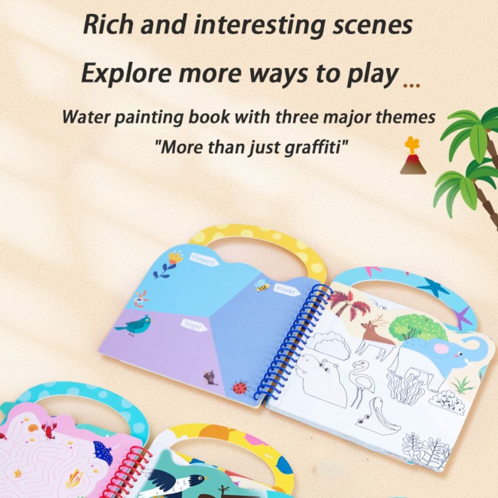 Wielorazowa Książeczka do Ryso – Reusable Water Magic Coloring Book recenzja i cena